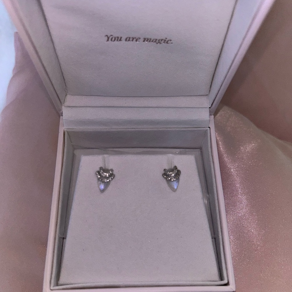 Moon Magic goddess silver earrings